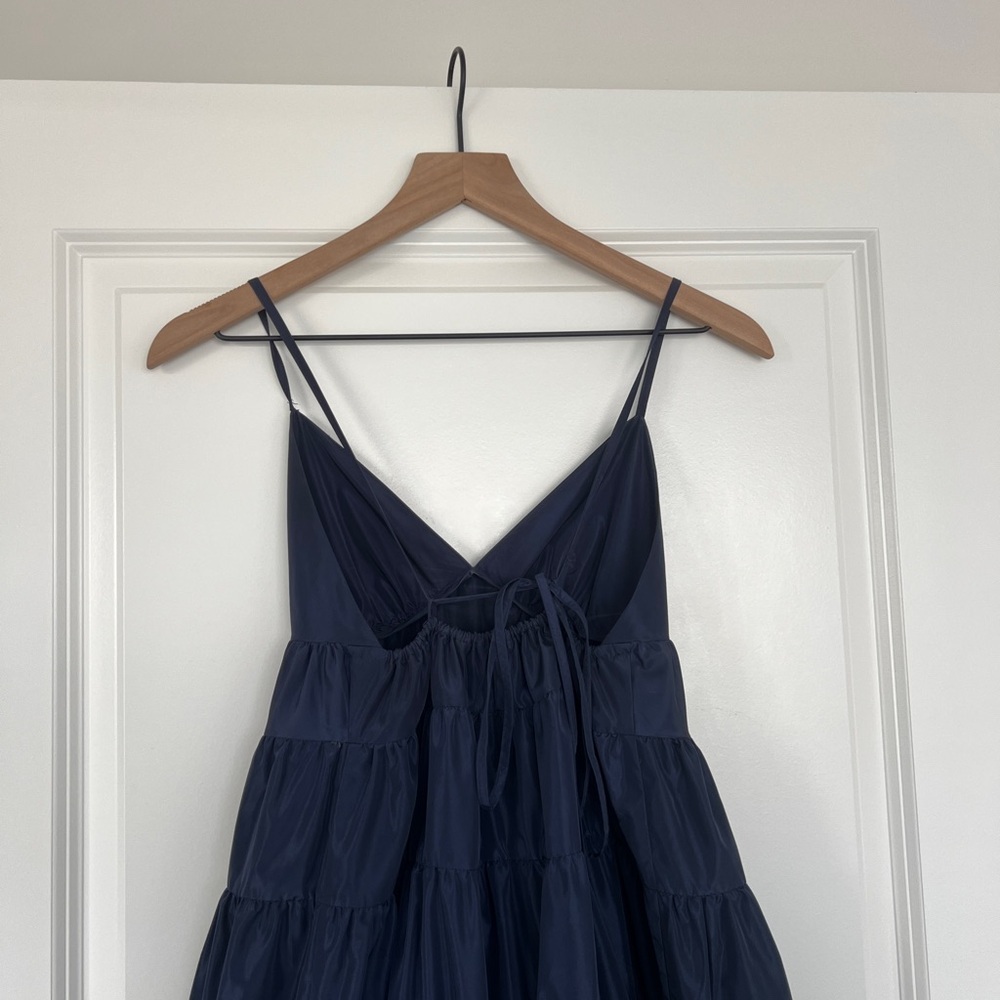 STAUD: Ripley Maxi Dress - Navy Blue XS - Picture 7 of 14